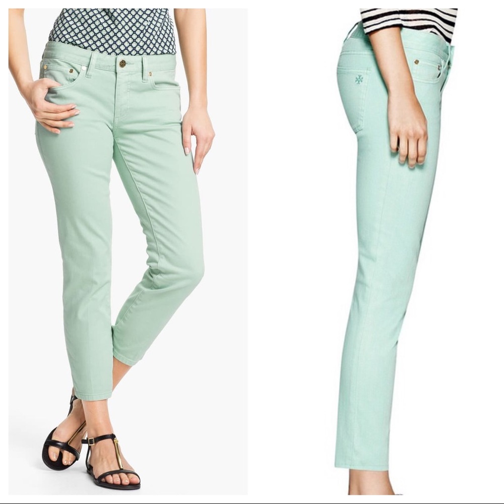 Tory Burch Alexa Cropped Jeans